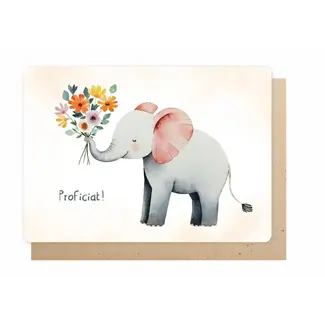 Enfant Terrible Wenskaart - Proficiat