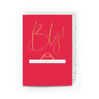 Enfant Terrible Wenskaart - Blij met een Vriendin zoals Jij