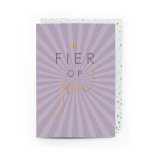 Enfant Terrible Wenskaart - Fier op Jou