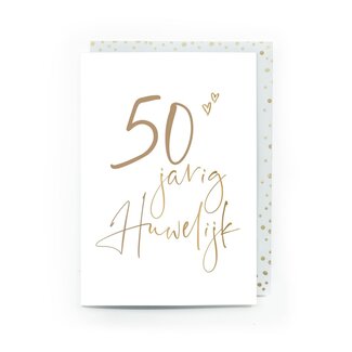 Enfant Terrible Wenskaart - 50 jarig Huwelijk