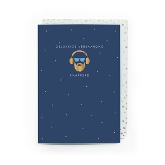 Enfant Terrible Wenskaart - Gelukkige verjaardag Knapperd
