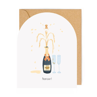 Enfant Terrible Maxi Wenskaart - Proficiat