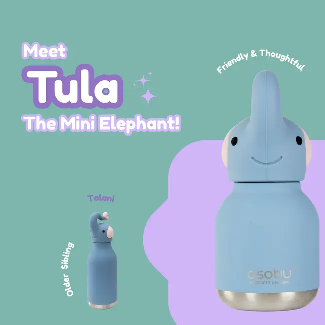 Asobu Mini Bestie Bottle to Go - Elephant
