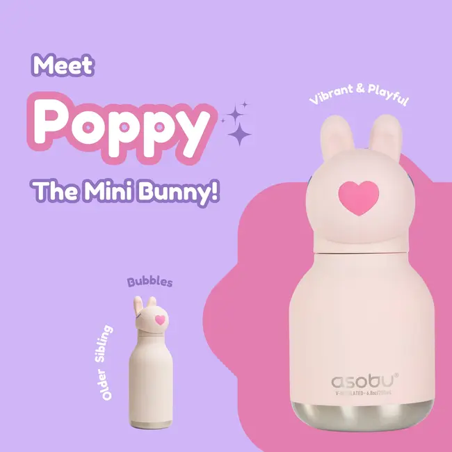 Asobu Mini Bestie Bottle to Go - Bunny