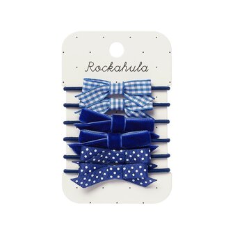 Rockahula Haarelastiekjes - School Bow Blue
