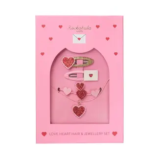 Rockahula Giftset - Love Hearts Hair & Jewellery