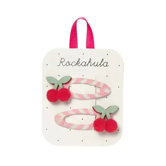 Rockahula Haarspeldjes - Cherry Kiss Stripy