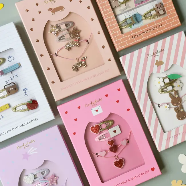 Rockahula Giftset - Love Hearts Hair & Jewellery