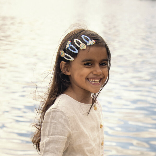 Rockahula Haarspeldjes - Rainbow Shell