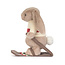 Jellycat Knuffel - Bashful Bunny Gold Medal Ski Outfit