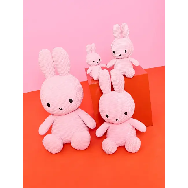 Bon Ton Toys Knuffel Nijntje - Corduroy Pink 50cm