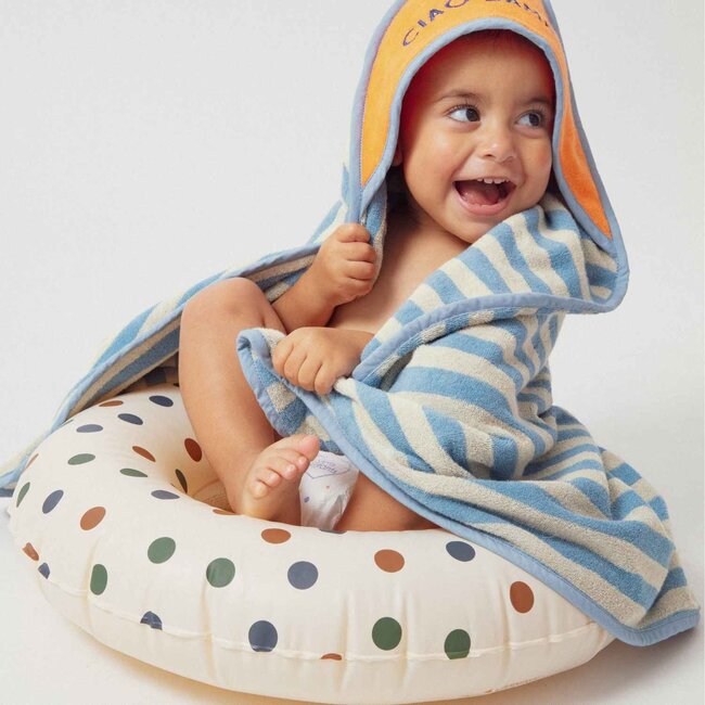 Chamaye Ciao Bambino - Blue - Baby Handdoek