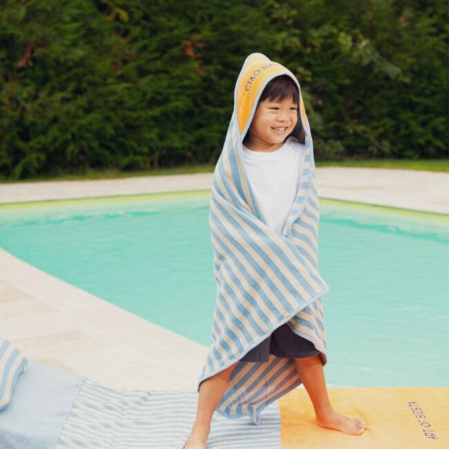 Chamaye Ciao Bambino - Blue - Baby Handdoek