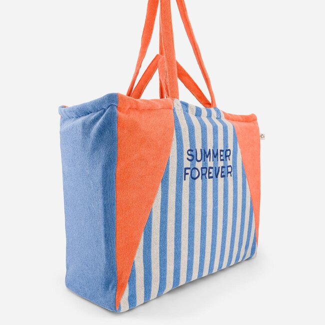 Chamaye Summer Forever - Blue - Beach Bag Large