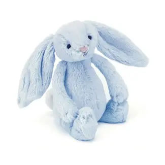 Jellycat Bashful Blue Bunny - Bunny Rattle