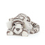 Jellycat Knuffel - Sacha Snow Tiger Little