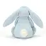 Jellycat Bashful Blue Bunny - Bunny Rattle