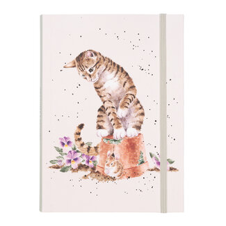 Wrendale Flexi Notebook - Cat - Hide & Squeak