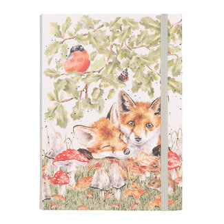 Wrendale Flexi Notebook - Fox - Under the Oak Tree