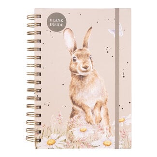 Wrendale Notitieboek Blanco - Rabbit - Among the Daisies