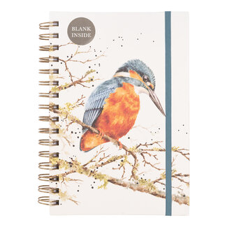 Wrendale Notitieboek Blanco - Kingfisher - Pond Dipping