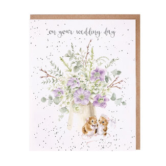Wrendale Wenskaart - On your Wedding Day