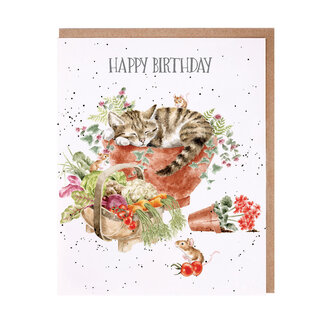 Wrendale Wenskaart - Purrrfect Birthday