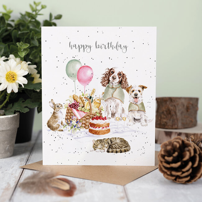 Wrendale Wenskaart - Happy Birthday