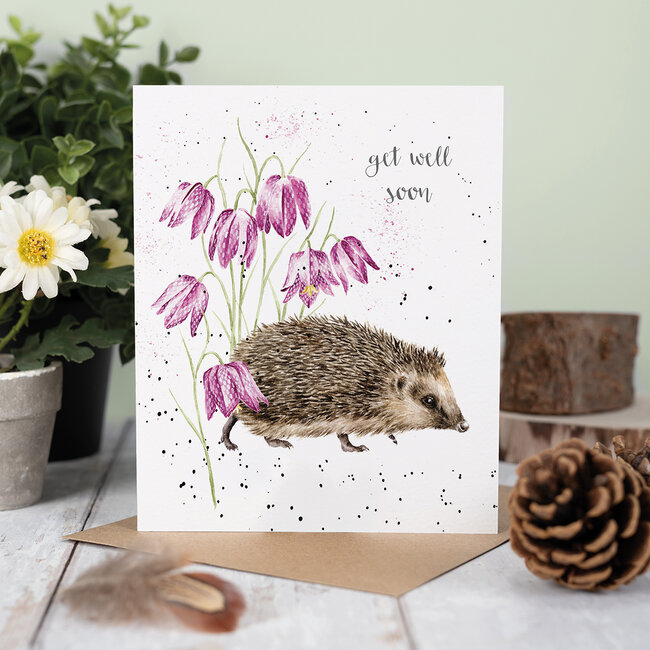 Wrendale Wenskaart - Get well Soon