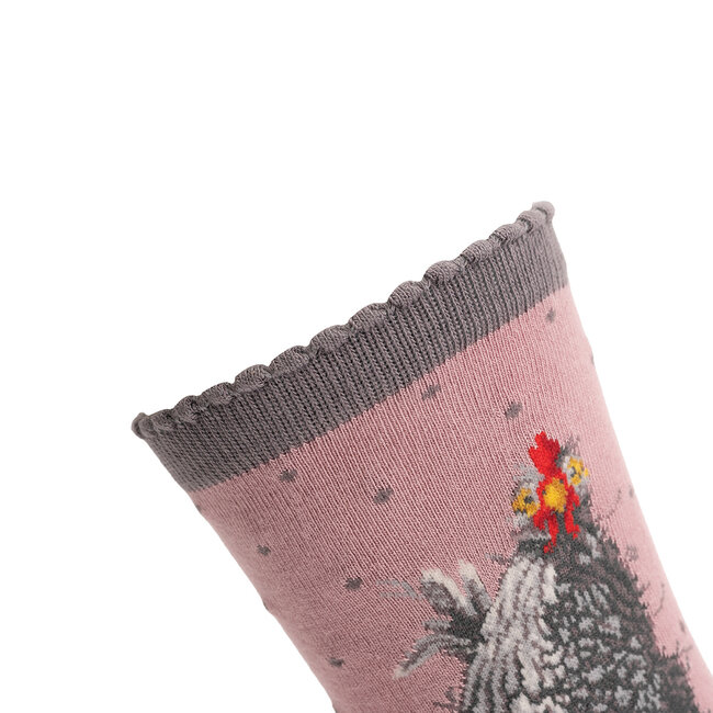 Wrendale Sokken - Curious Hen
