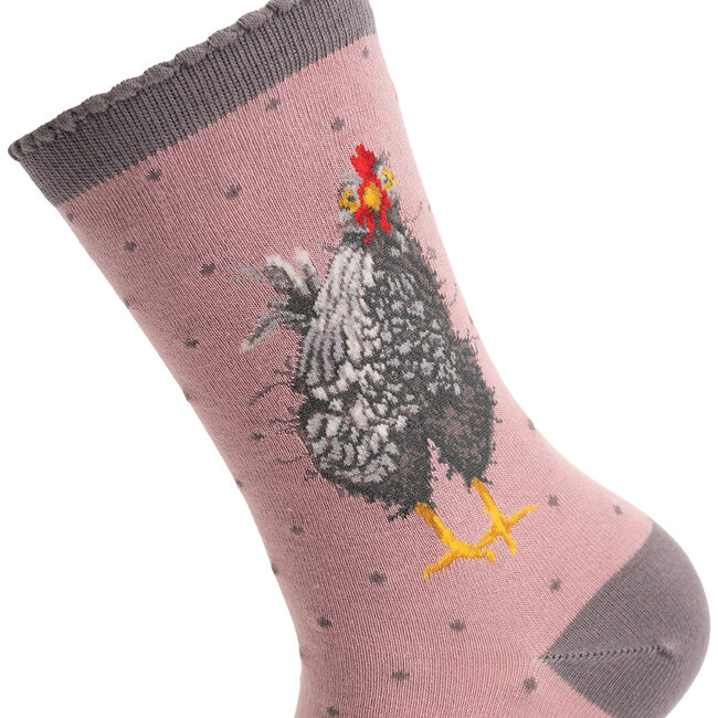 Wrendale Sokken - Curious Hen