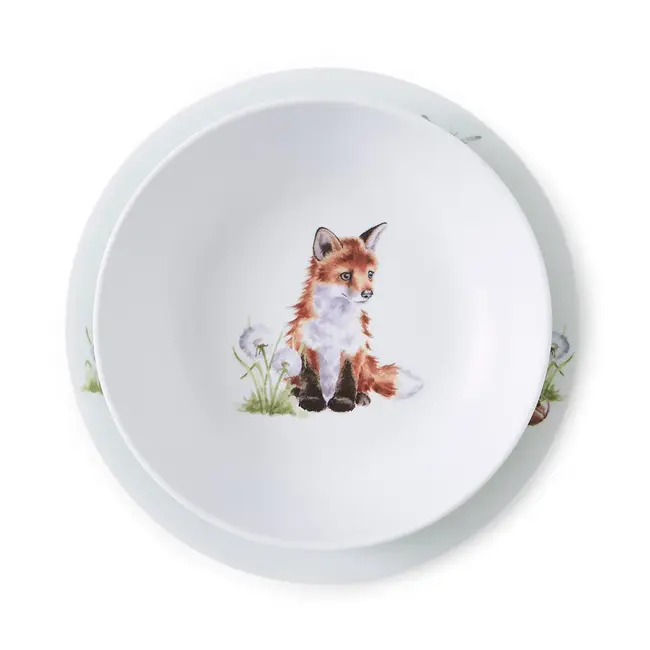 Wrendale Little Wren - Melamine Giftset Bord & Kommetje