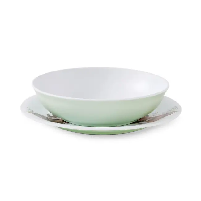 Wrendale Little Wren - Melamine Giftset Bord & Kommetje