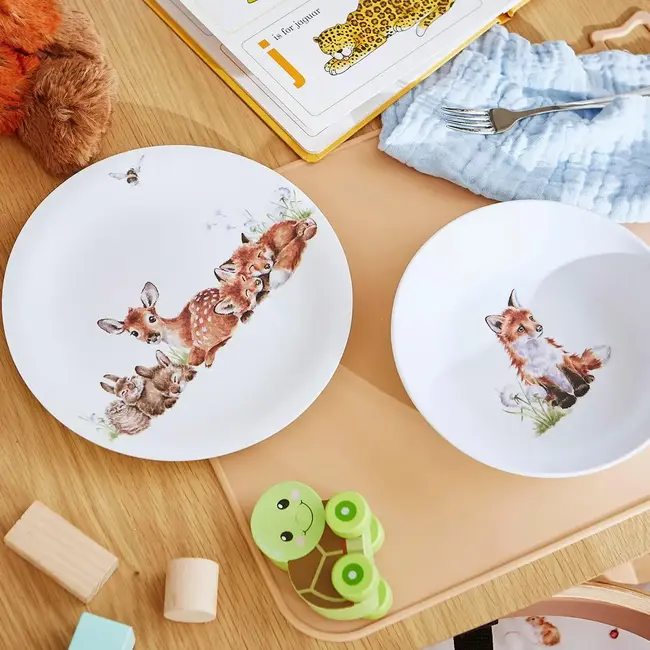 Wrendale Little Wren - Melamine Giftset Bord & Kommetje