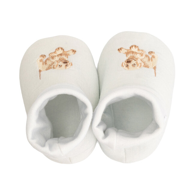 Wrendale Embroided Booties - Little Paws