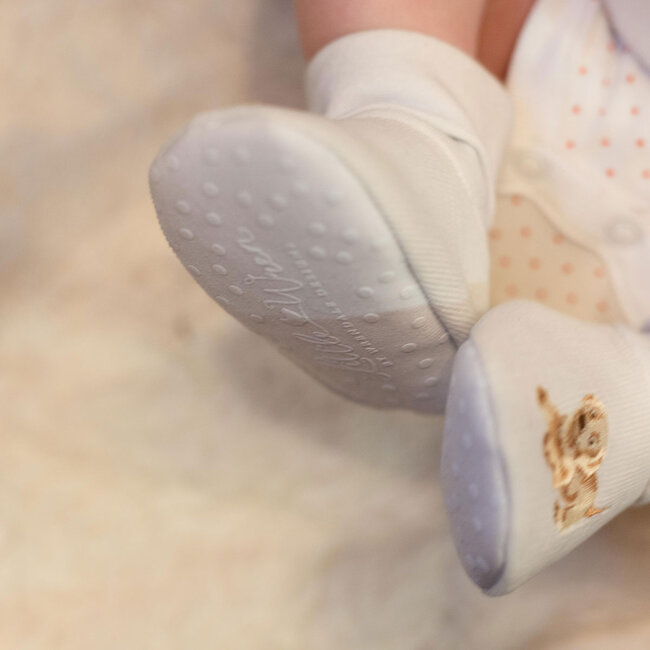 Wrendale Embroided Booties - Little Paws