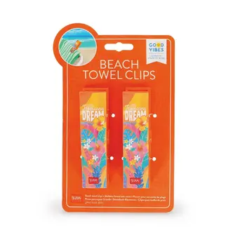 Legami Beach Towel Clips - Tropicana Dream