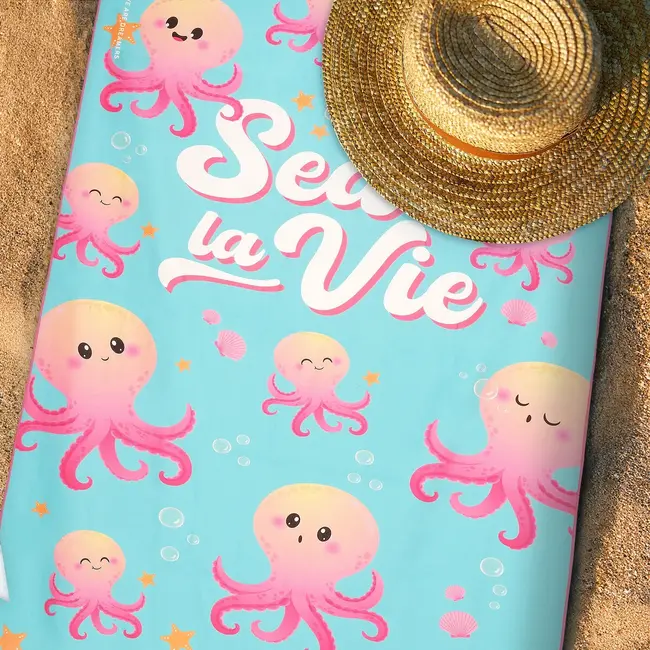 Legami Strandhanddoek - Octopus