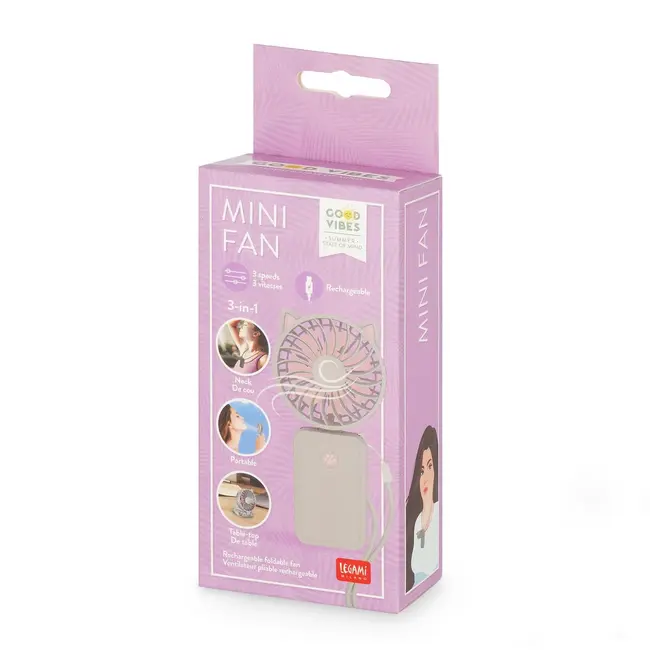 Legami Mini Fan - Kitty