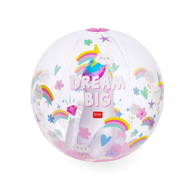 Legami Opblaas Strandbal - Unicorn