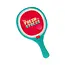 Legami Neoprene Beach Rackets - Watermelon