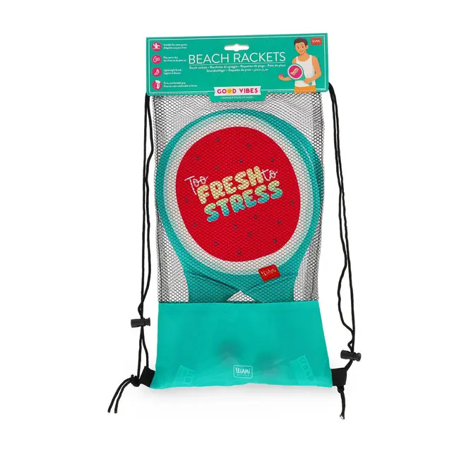 Legami Neoprene Beach Rackets - Watermelon