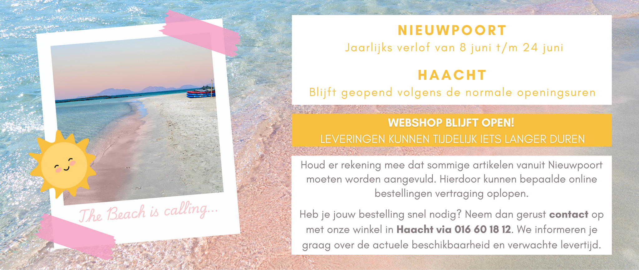 Jaarlijks verlof - Bizou - Haacht & Nieuwpoort