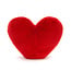Jellycat Knuffel - Amuseables Red Heart Small