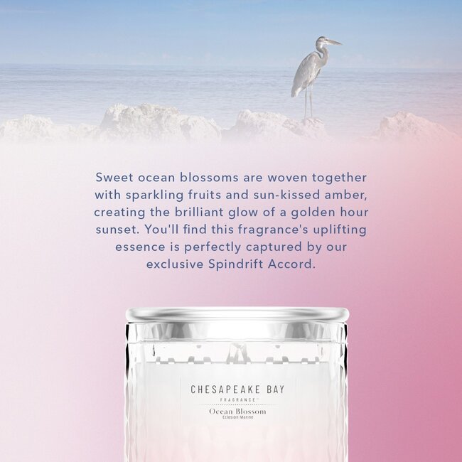 Chesapeake Bay Ocean Blossom - Large Candle