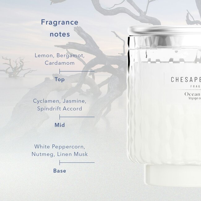 Chesapeake Bay Ocean Retreat - Large Candle