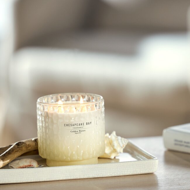 Chesapeake Bay Golden Waves - Large Candle