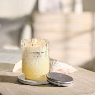 Chesapeake Bay Golden Waves - Medium Candle