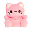 Palm Pals Knuffel - Tasty Peach Strawberry Meowchi