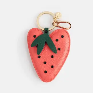 Caroline Gardner Bag Charm - Strawberry